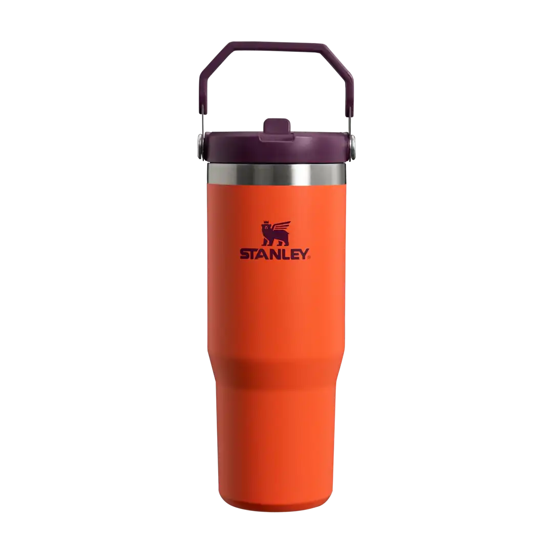 Stanley IceFlow Flip Straw Tumbler 890ml, Tigerlily Plum