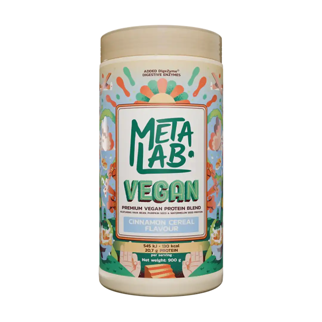 Metalab VEGAN Premium Plant Protein Cinnamon Cereal, 900g