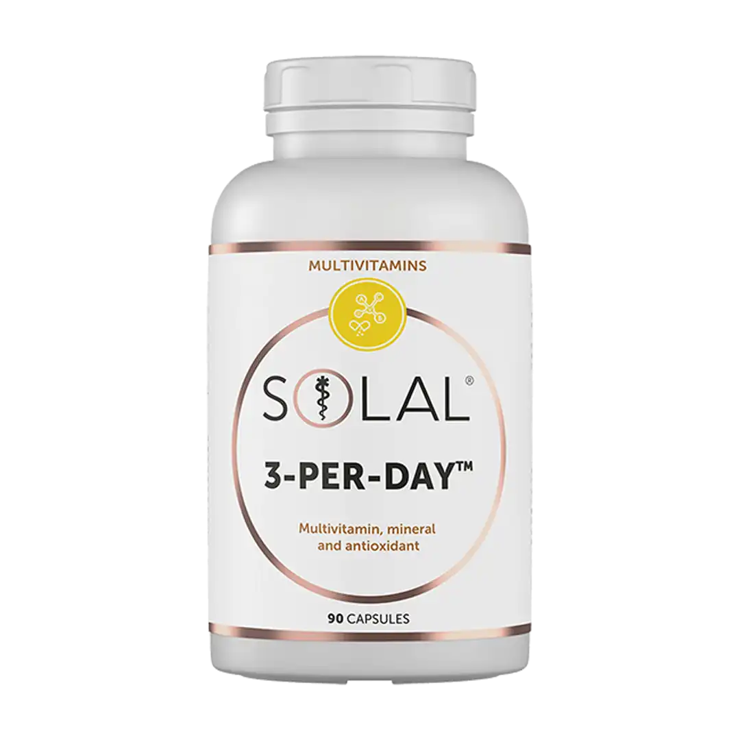 Solal Multivitamin 3-Per-Day Capsules, 90's