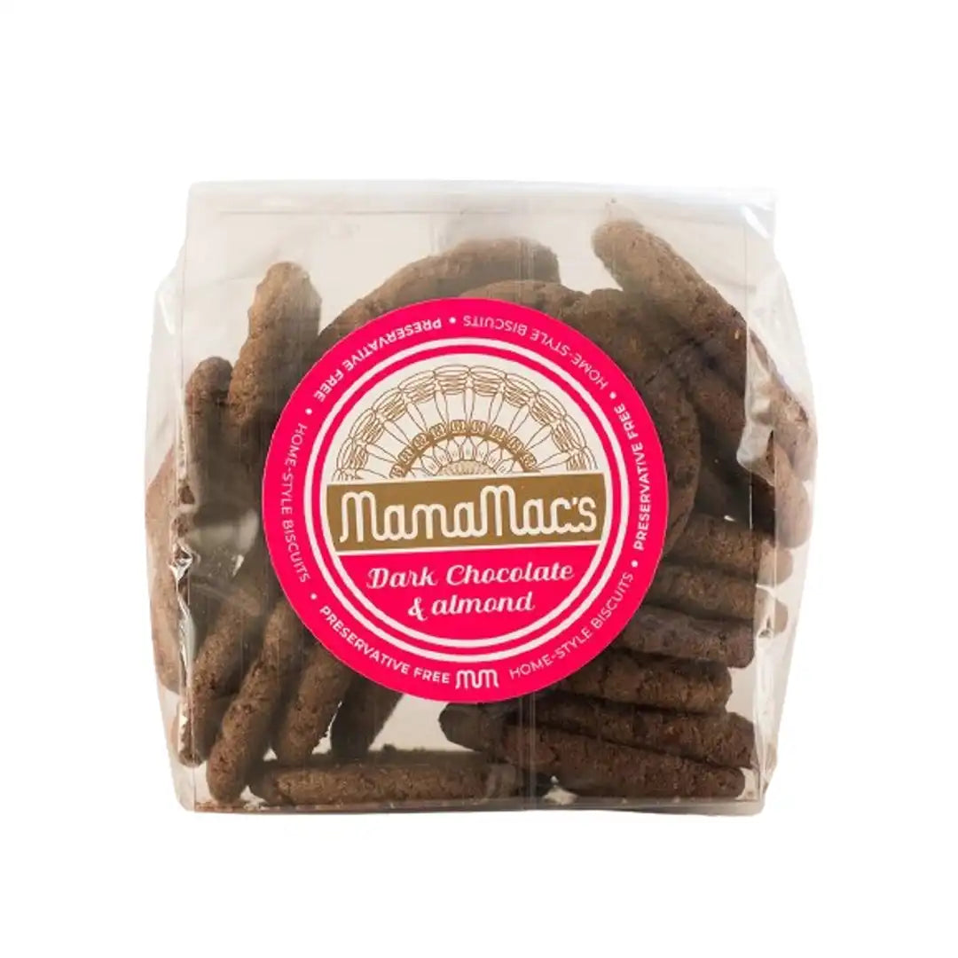 MamaMacs Dark Choc & Almond Biscuits, 400g