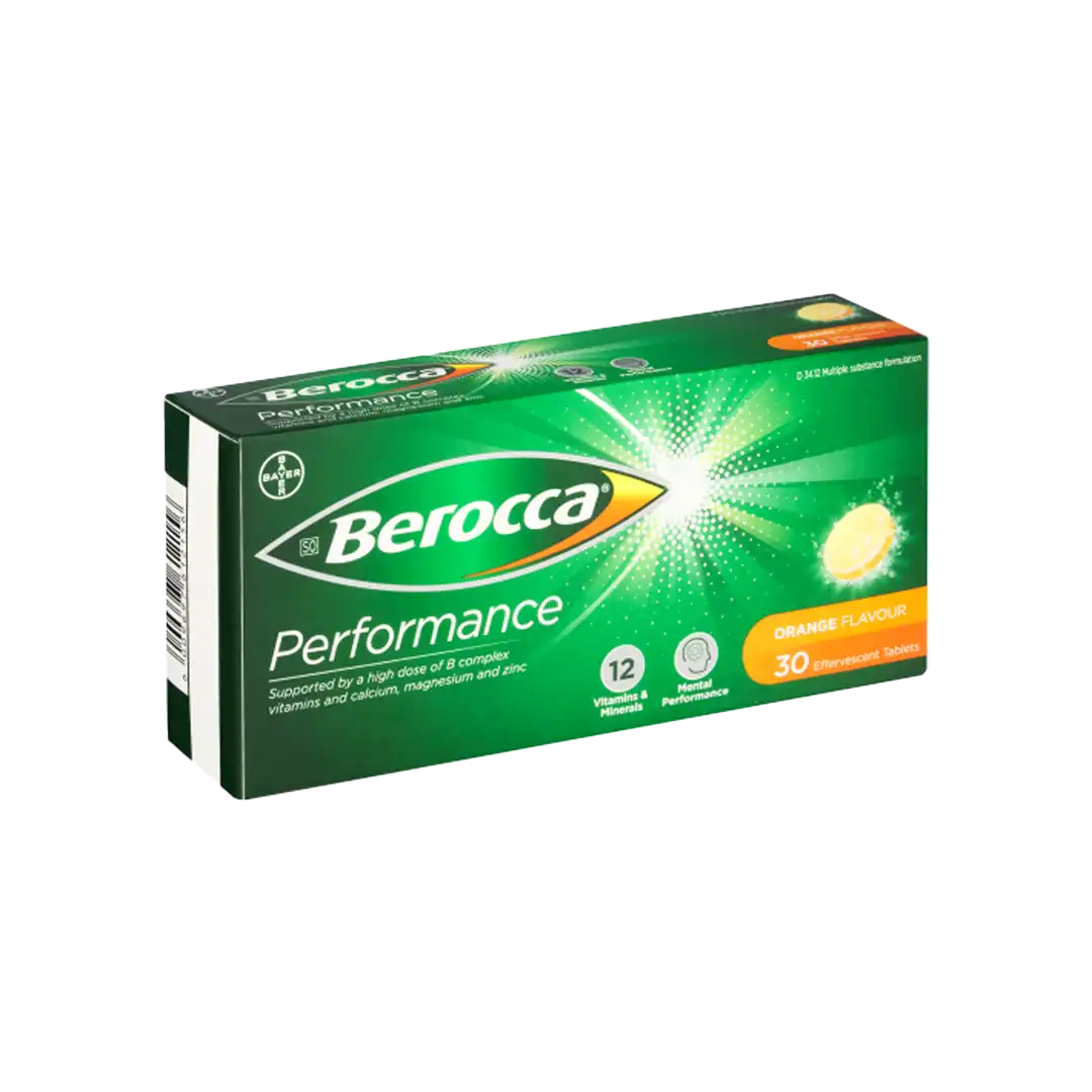 Berocca Performance Effervescent Tablets 30's, Assorted