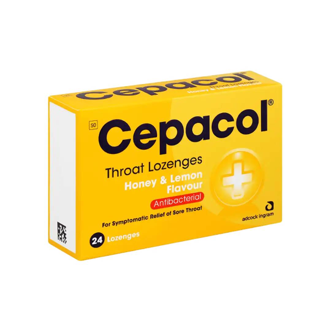 Cepacol Throat Lozenges Honey & Lemon, 24's