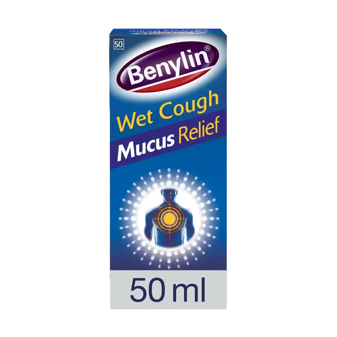 Benylin Wet Cough Mucus Relief Syrup, 50ml