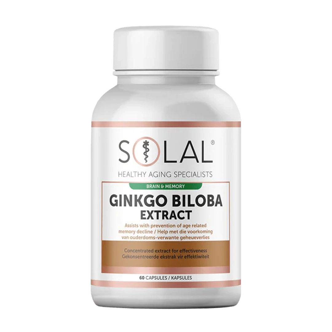 Solal Ginkgo Biloba Extract Caps, 60's