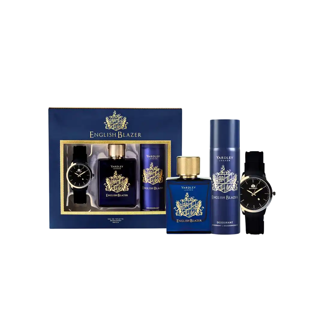Yardley English Blazer Watch Gift Set