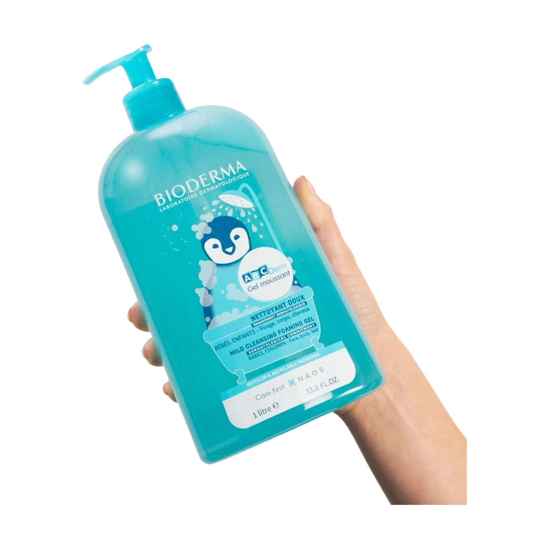 Bioderma ABCDerm Foaming gel, 1l