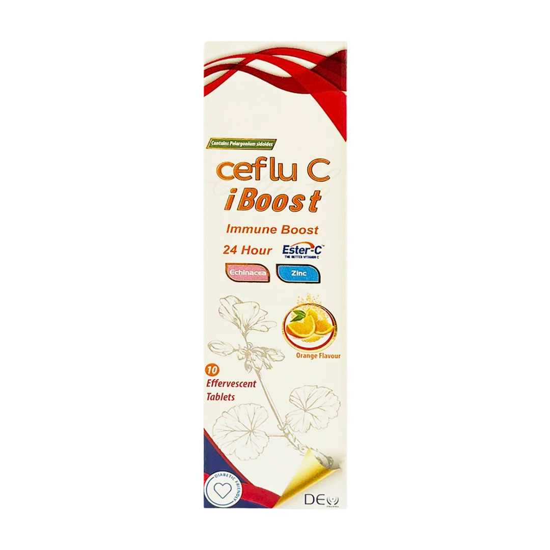 Deopharma CEFLU C iBoost Effervescent tabs 10s