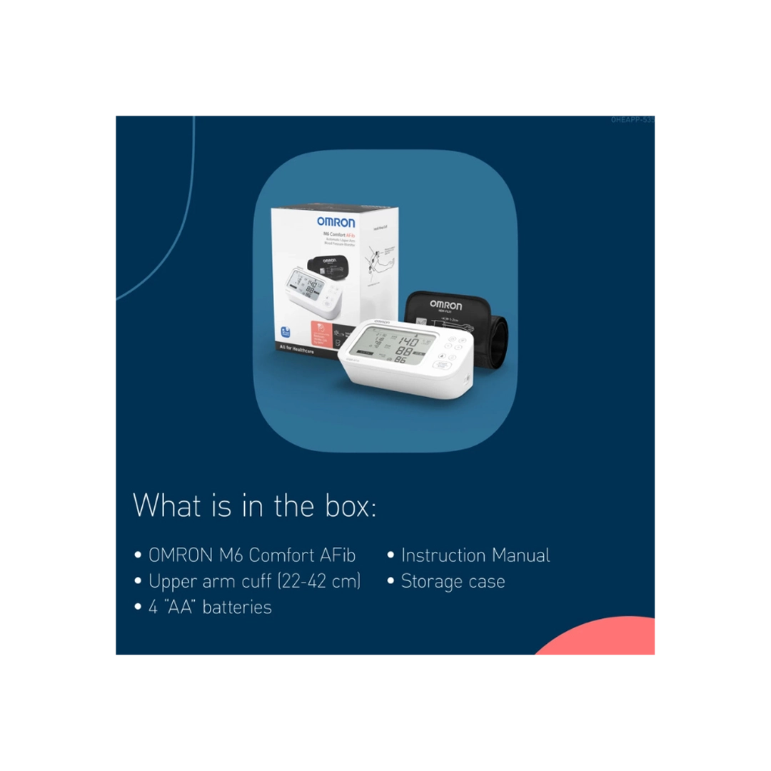 Omron M6 Comfort AFib Arm Blood Pressure Monitor