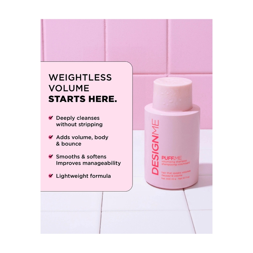 DESIGNME Puff.Me Volumizing Shampoo, 300ml