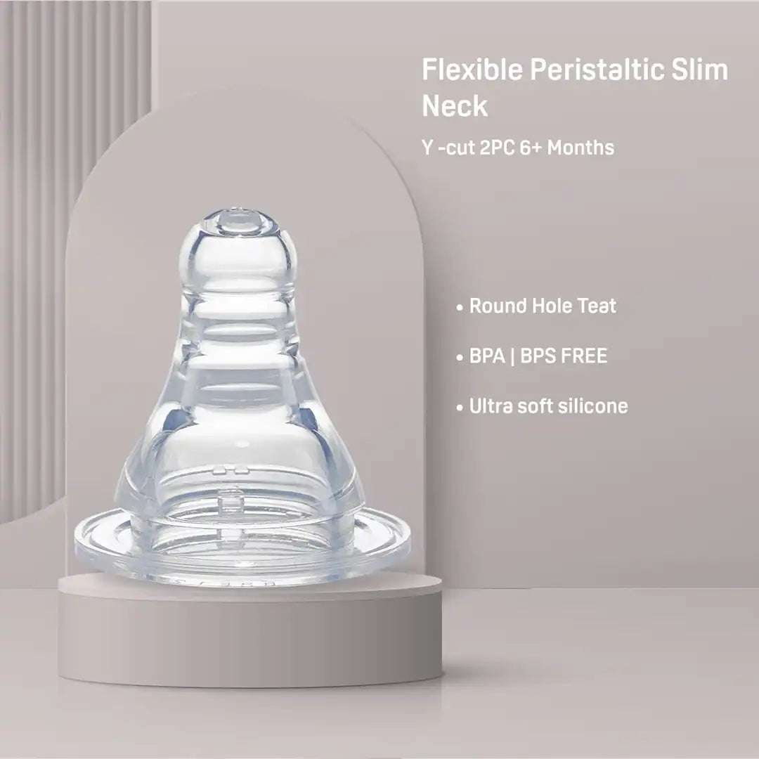 Pigeon Peristaltic Nipple Med, 2 pack