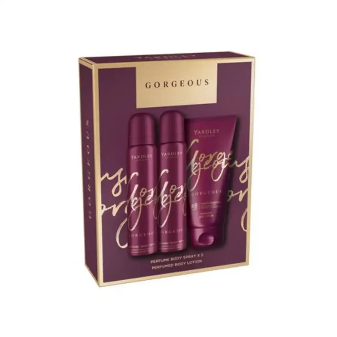 Yardley Gorgeous Perfume Body Spray Gift Set