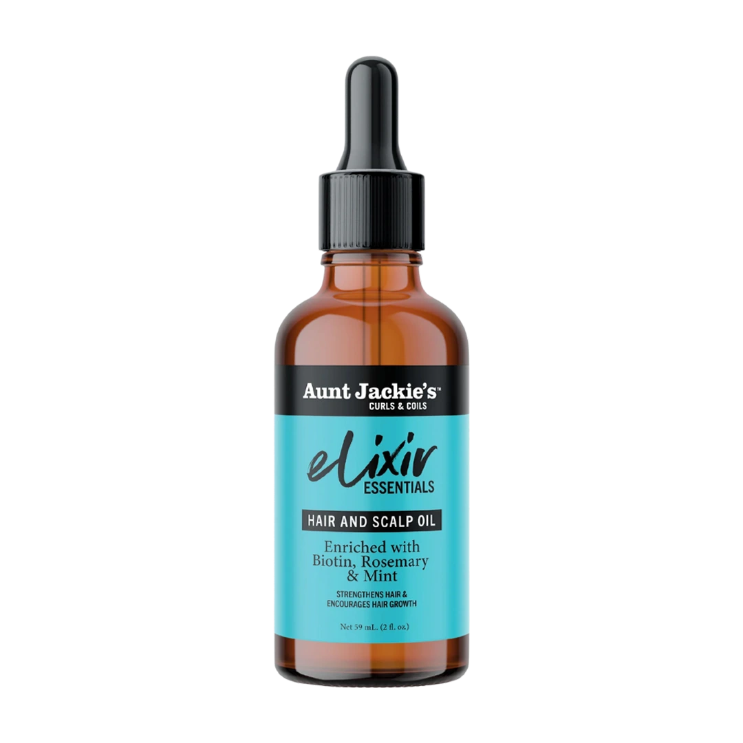 Aunt Jackie's Biotin, Rosemary & Mint Elixir Hair & Scalp Oil, 59ml