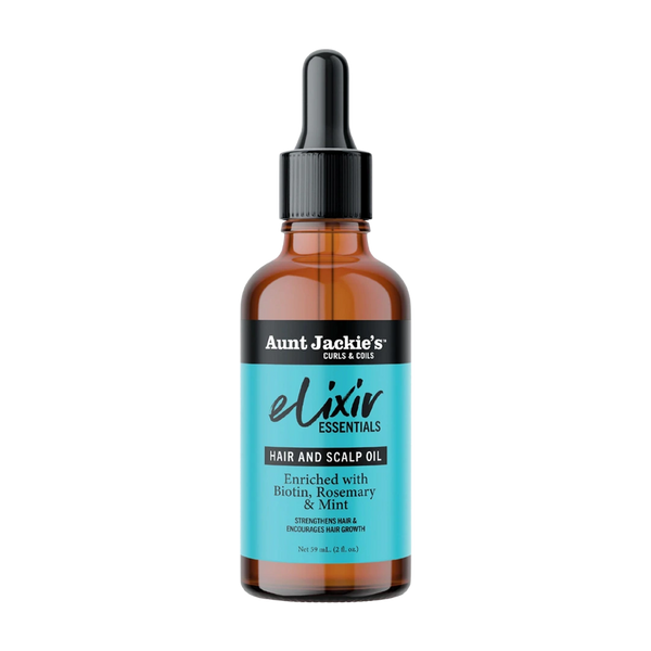 Aunt Jackie's Biotin, Rosemary & Mint Elixir Hair & Scalp Oil, 59ml