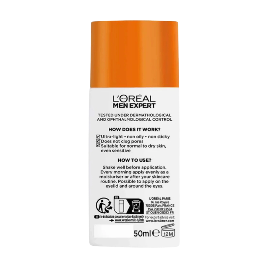 L'Oréal Men Expert Hydr Energetic Spf50+ Fluid, 50ml