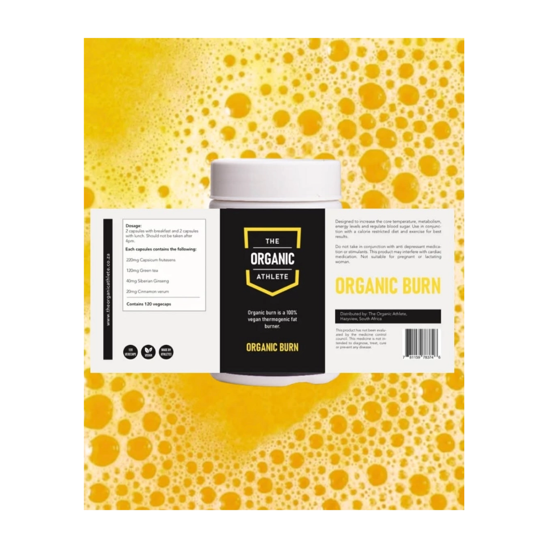 The Organic Athlete Organic Burn Capsules, 120's