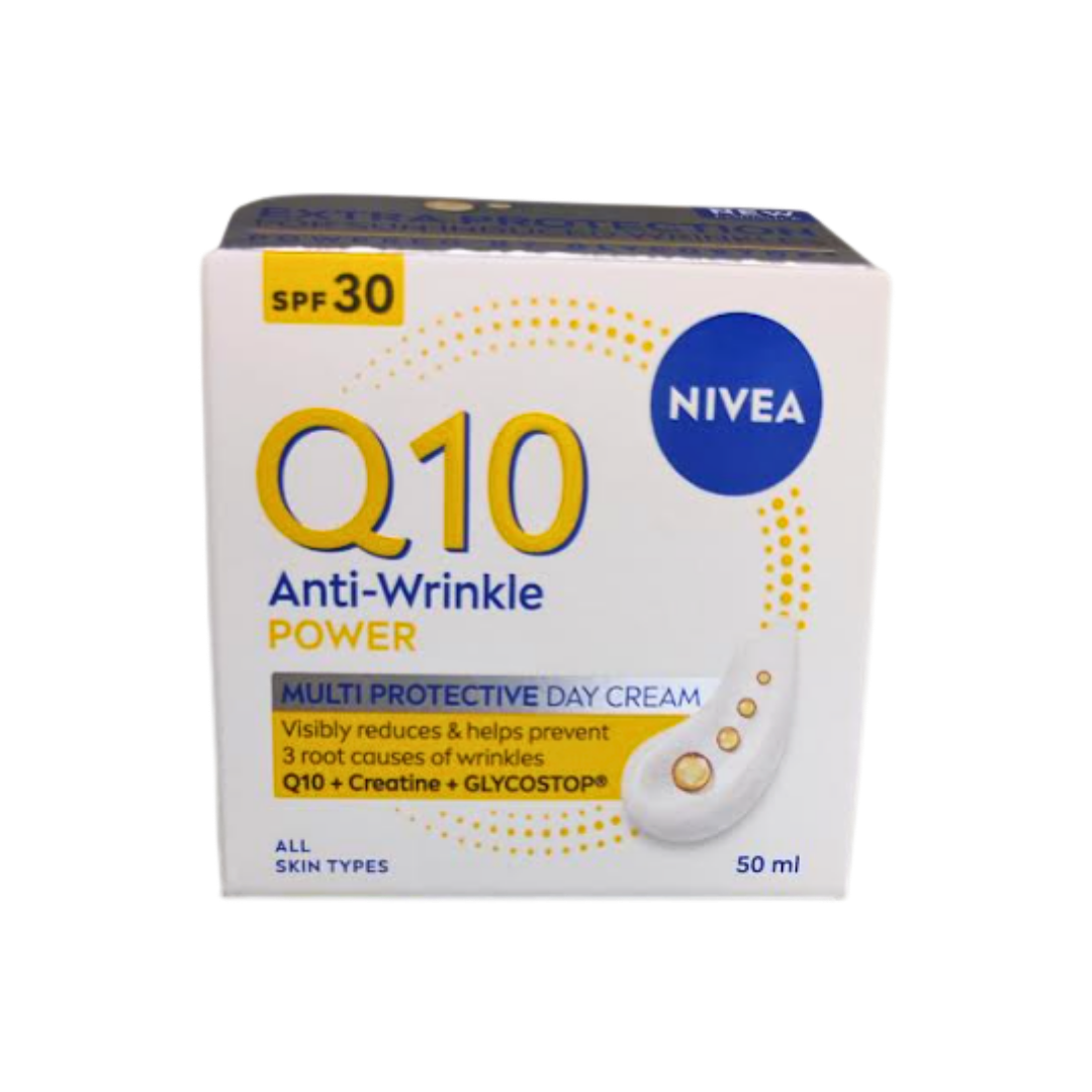 Nivea Q10 Plus Anti-Wrinkle Extra Protection Day Cream, 50ml