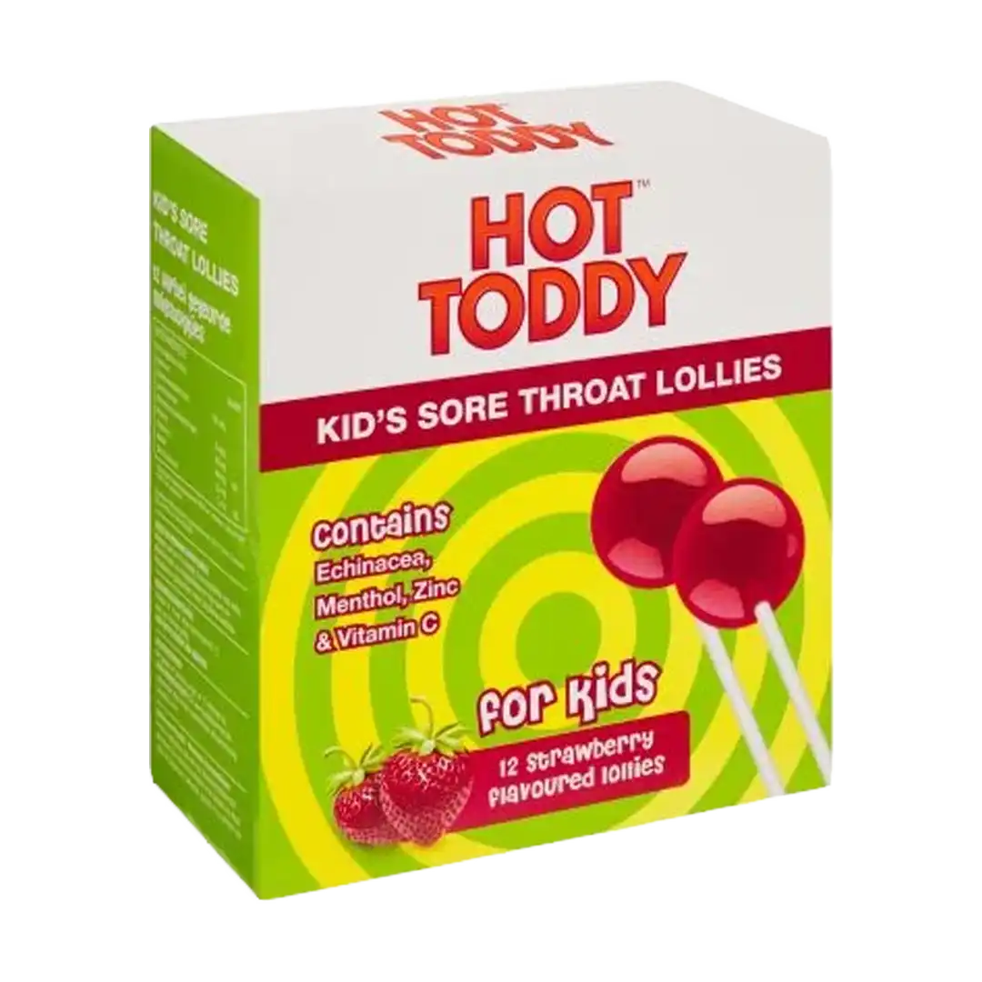 Hot Toddy Throat Lollies, 12's