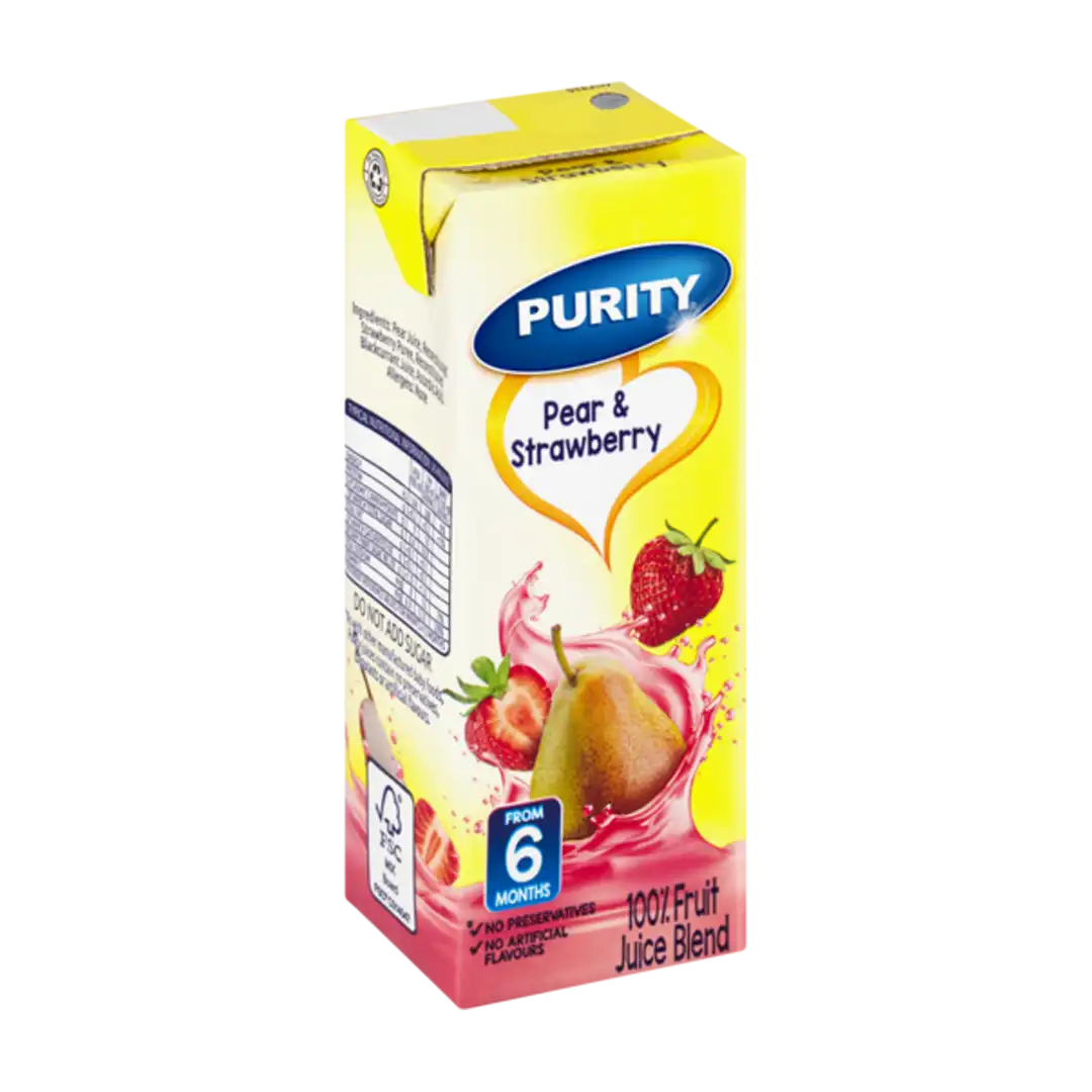 Purity Juice Pear and Strawberry, 200ml