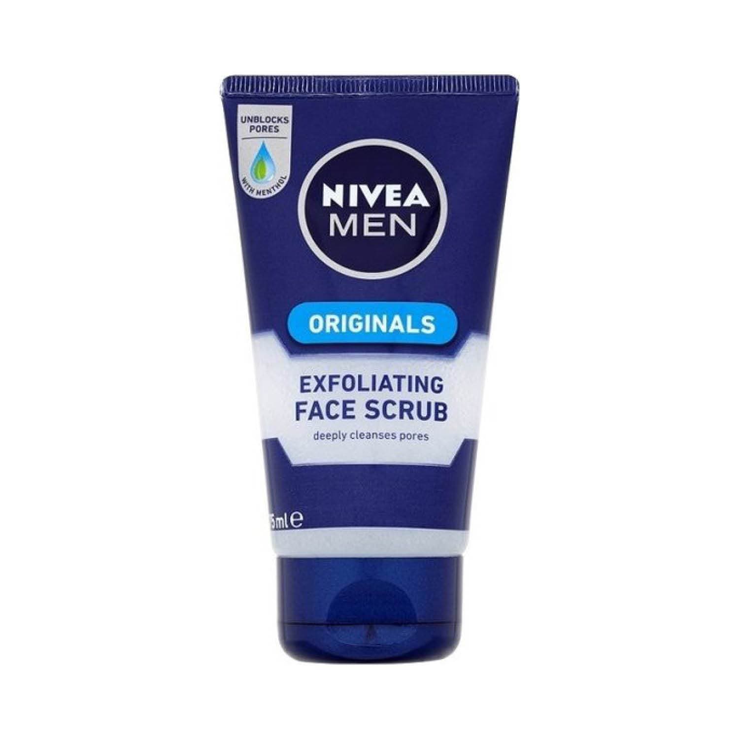 Nivea Toiletries Nivea Men Face Scrub Exfoliating, 75ml 4005808228874 110306