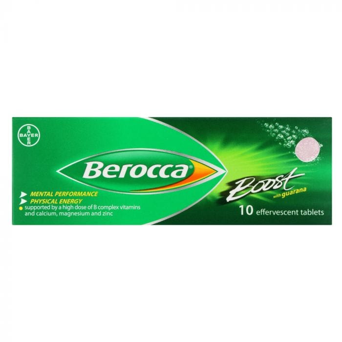 Berocca Vitamins Berocca Boost Effervescent Tabs, 10's 6009813610868 120861