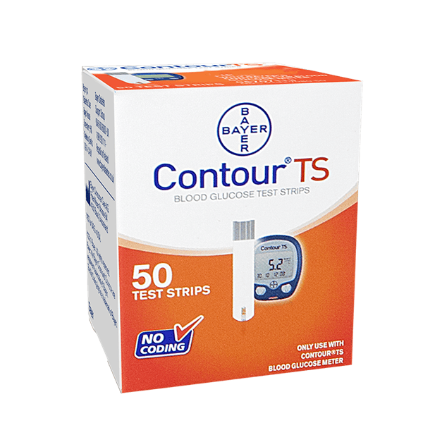 Contour TS Health Contour TS Blood Glucose Test Strips, 50's 5016003182600 120875