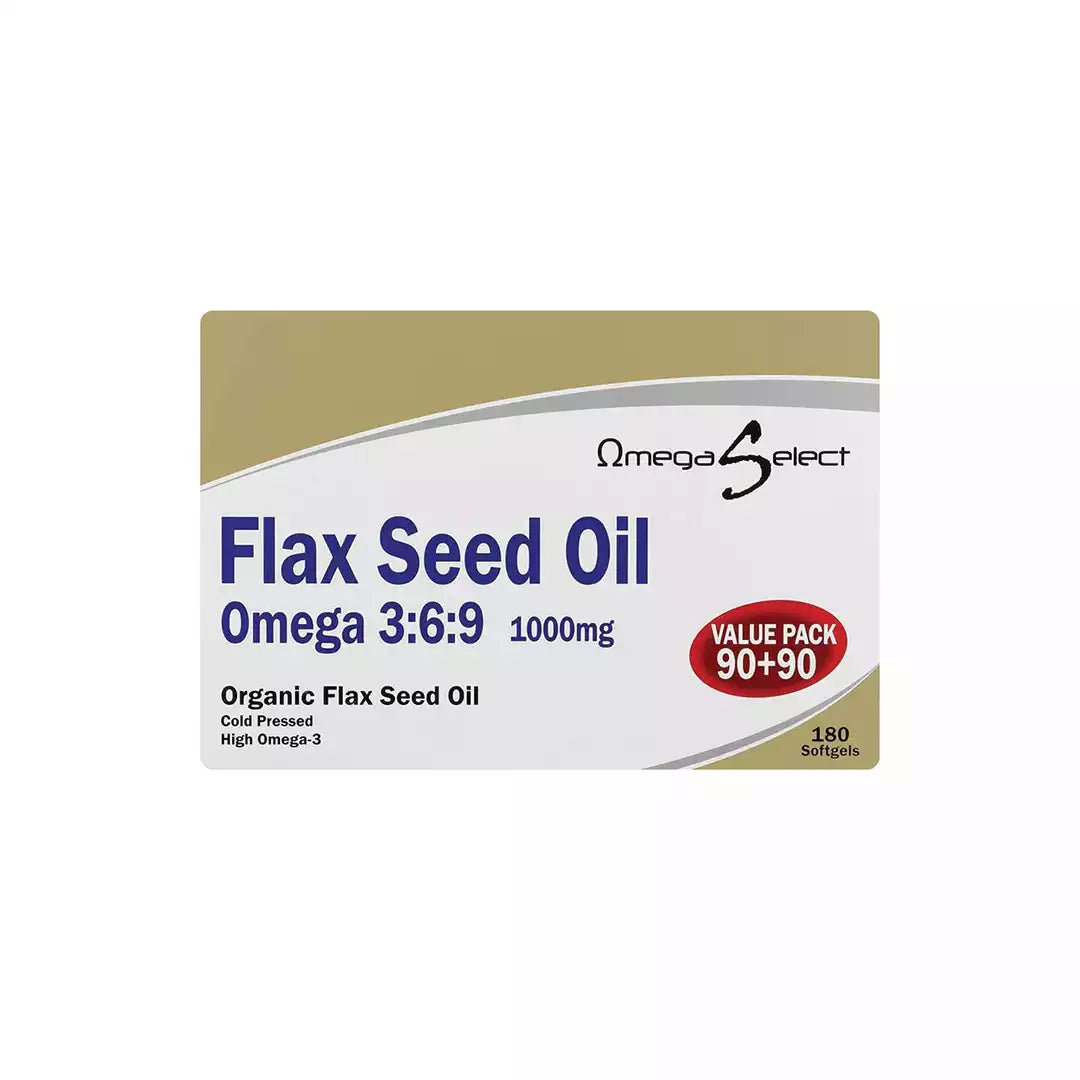 Bioter Flax Seed Oil Omega 3 Softgels, 90+90's