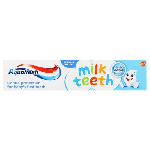 Aquafresh Baby Aquafresh Milk Teeth Toothpaste, 50ml 6001076129309 122811