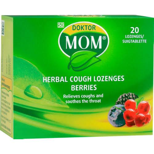 Doktor Mom Herbal Cough Lozenges Berry, 20's