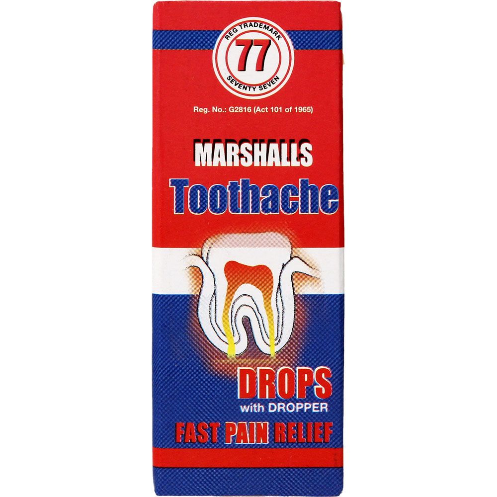 Marshal Toothache Drops, 10ml