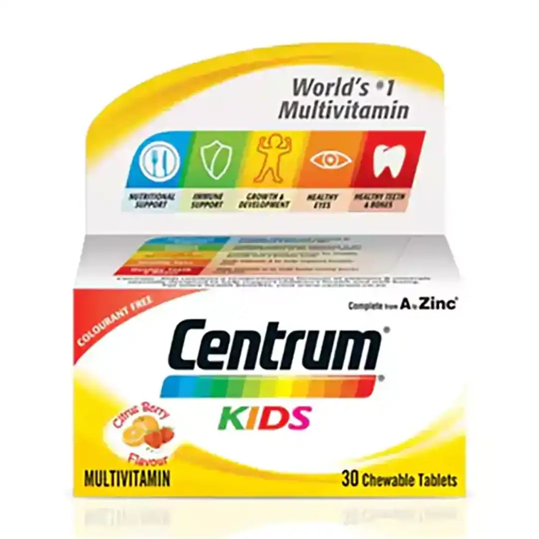 Centrum Kids Chew Tablets, 30's