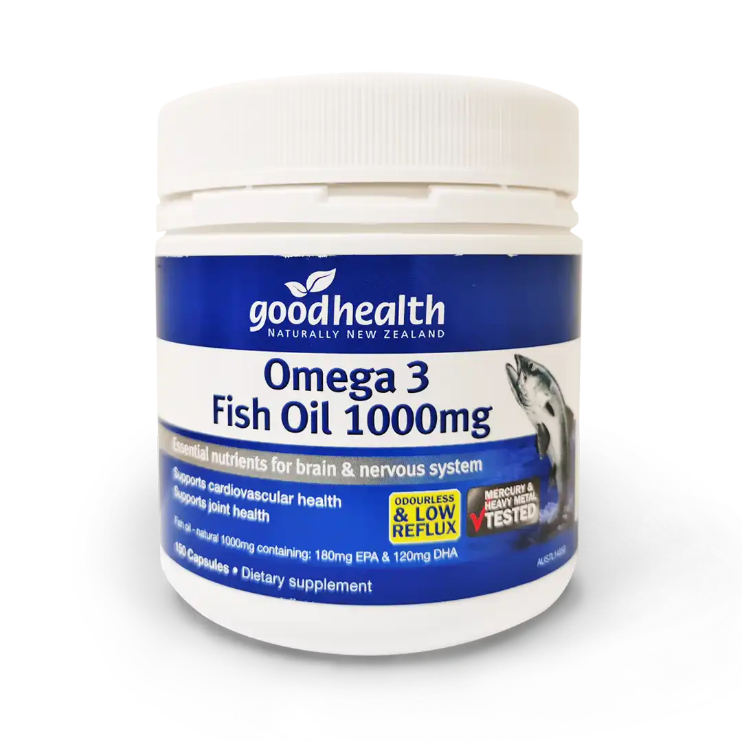 Good Health Omega 3 Fish Oil 1000mg Capsules, 150's