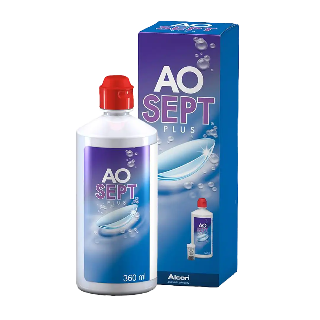 AOSept Plus Contact Lens Solution, 360ml