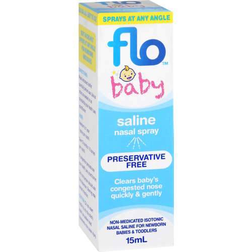 Flo Baby Health Flo Baby Saline Nasal Drops, 15ml 9333279040080 144826