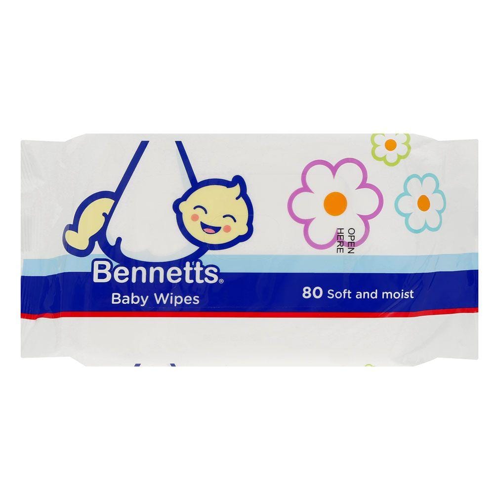 Mopani Pharmacy Baby Bennetts Baby Wipes 80's 6007218002608 147820