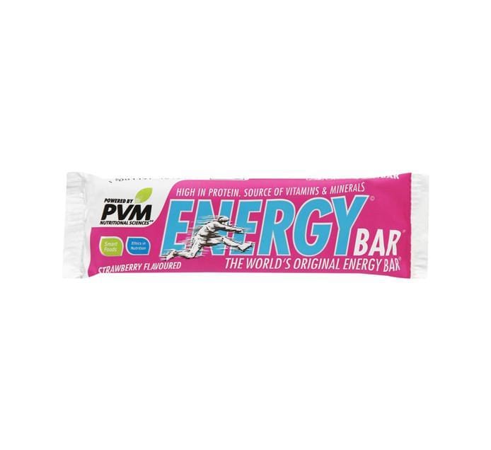 PVM Sports Nutrition PVM Energy Bar Strawberry, 45g 6001197181019 15029
