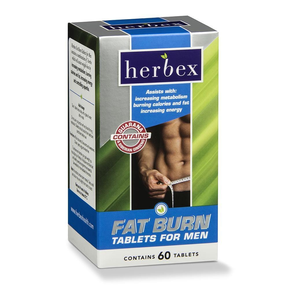 Herbex Vitamins Herbex Fat Burn For Men Tabs, 60's 6009685081094 155611