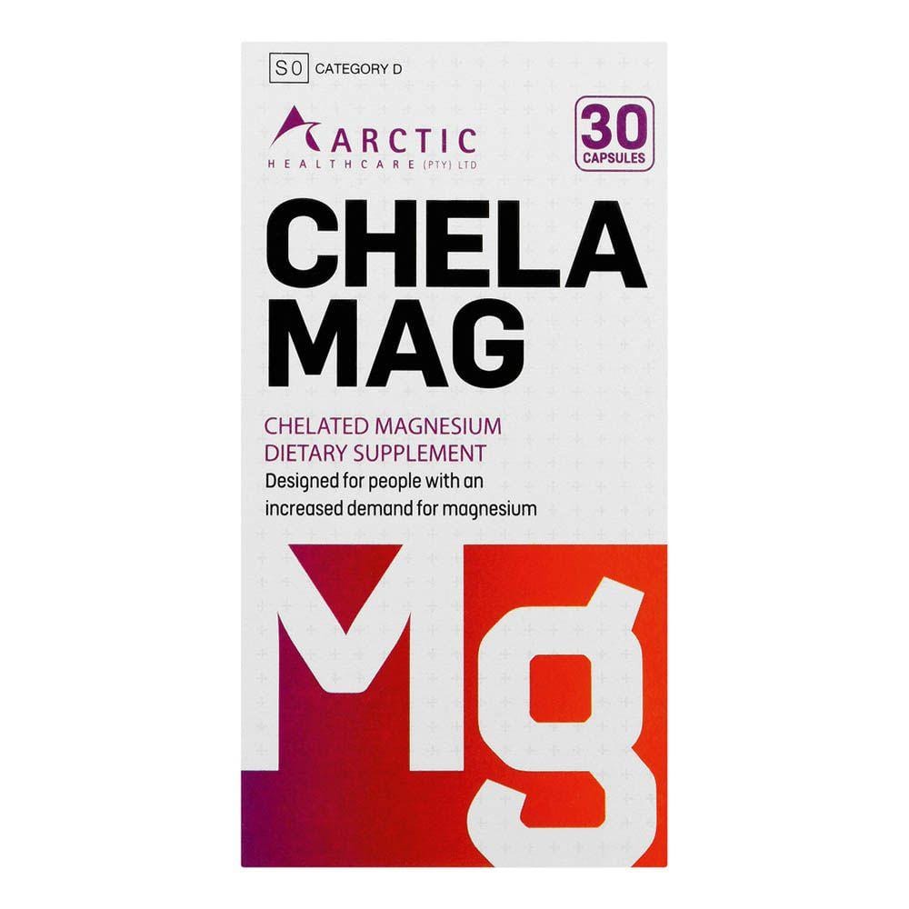 Chela Mag Vitamins Chela-Mag 50Mg Caps, 30's 6009624120259 156601
