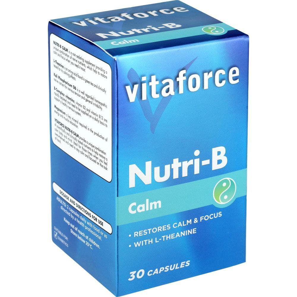 Vita Force Vitamins Vitaforce Nutri-B Calm Caps, 30's 6002570679055 164594