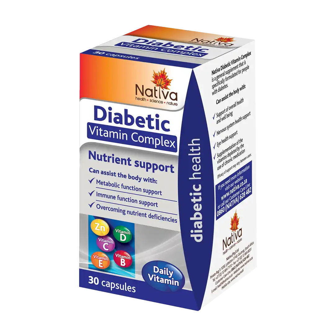 Nativa Diabetic Vitamin Complex Capsules, 30's