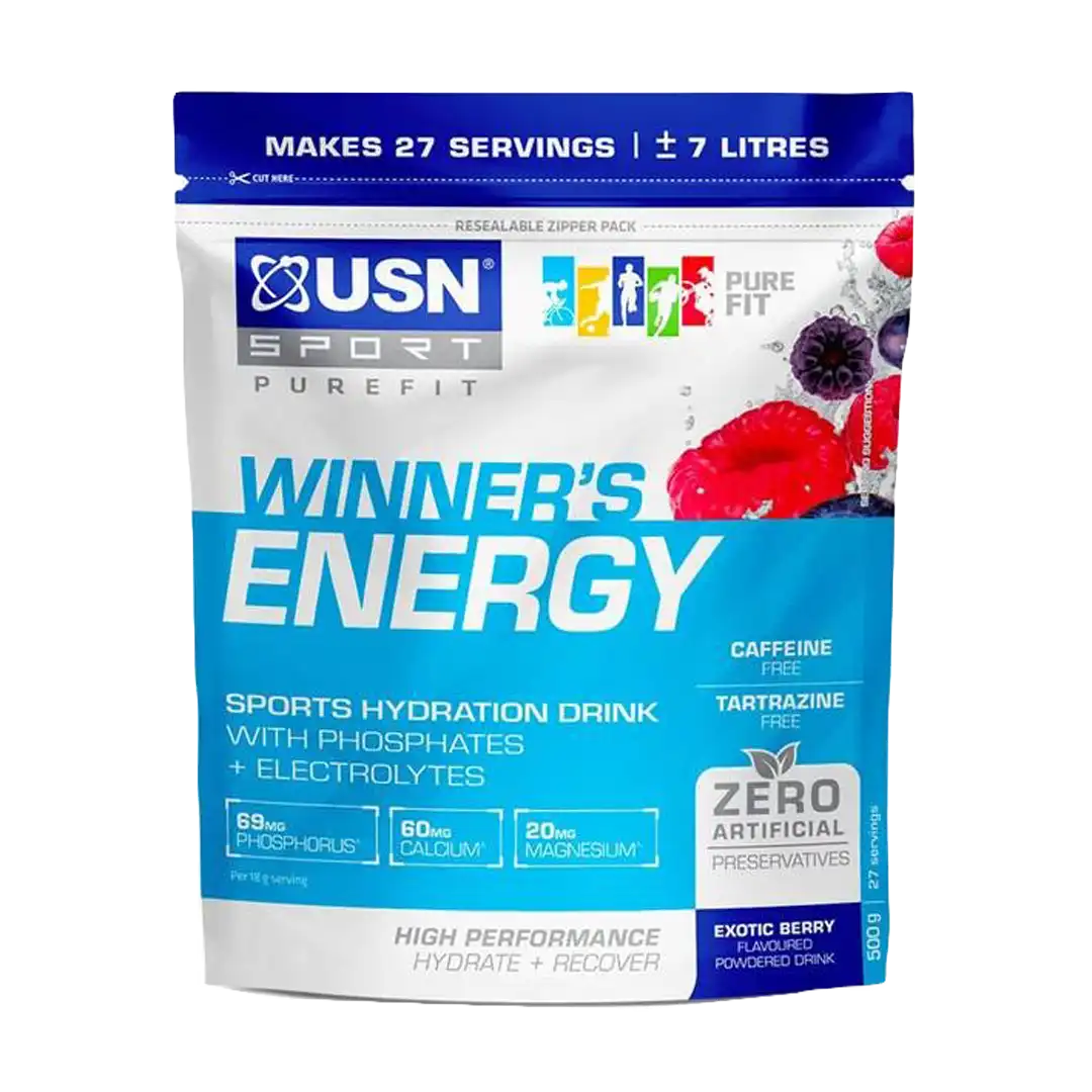 USN Winner's Energy Exotic Berry Bag, 500g