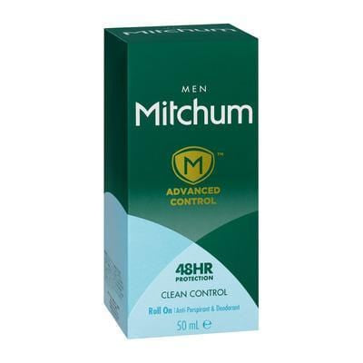 Mitchum Toiletries Mitchum Invisible Roll On Men Clean Control, 50ml 6001378048544 169804
