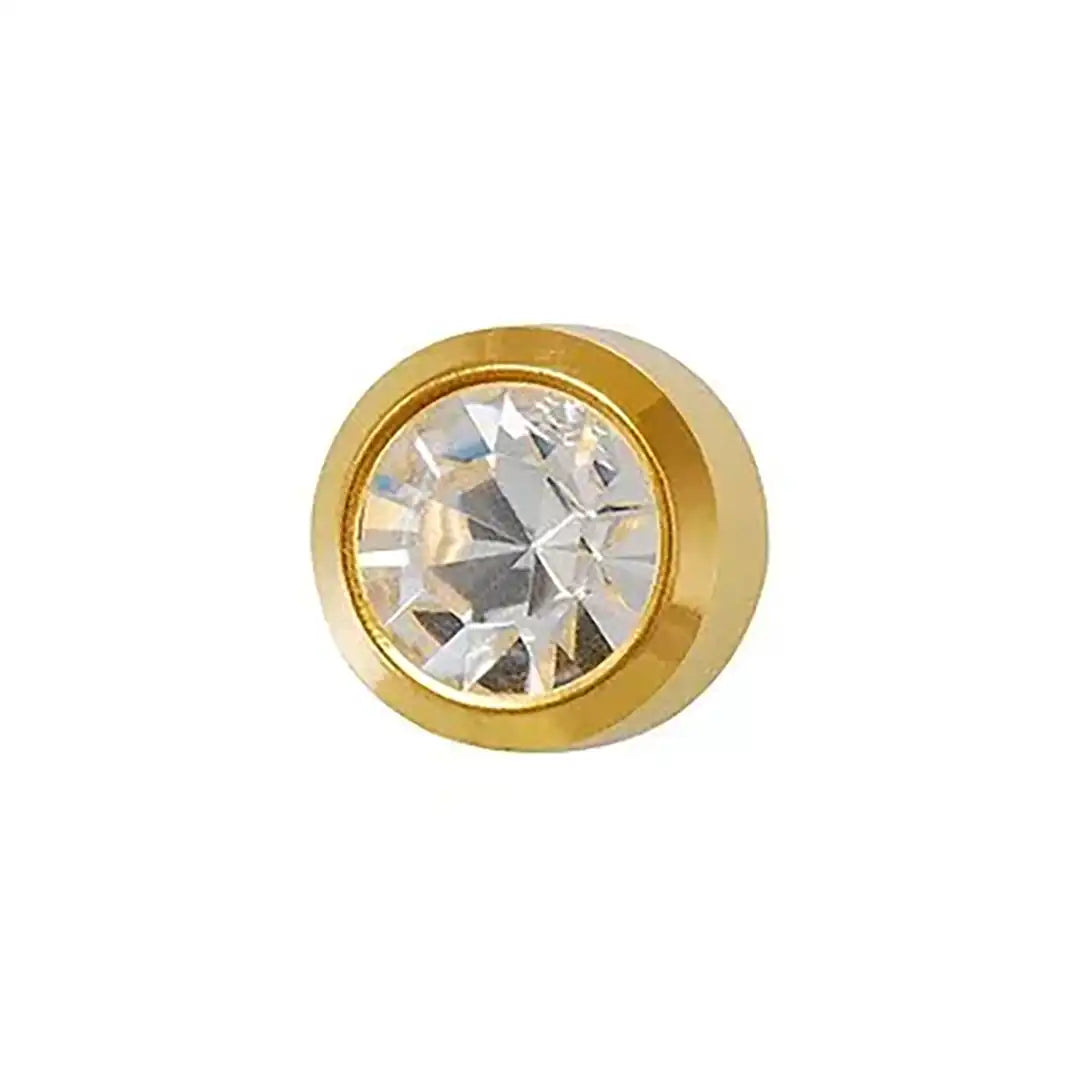 Studex April Crystal Gold Plated, 3mm