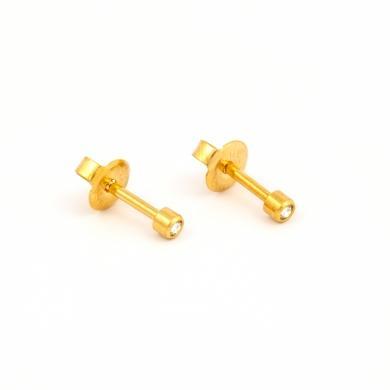 Studex Clothing Studex Mini April Crystal Gold Plated, 2mm 48675252041 170285
