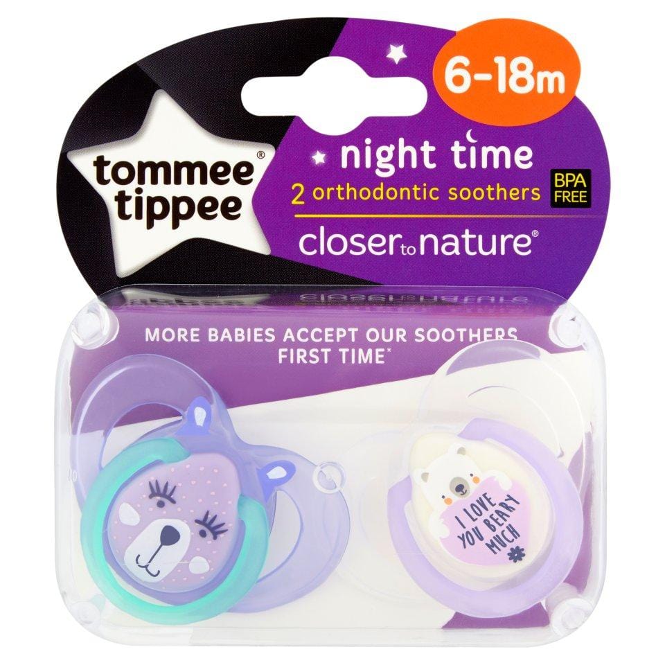 Tommee Tippee Baby Tommee Tippee Night Soother, 6-18m 5010415333629 172477