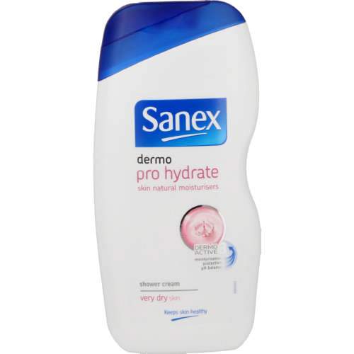 Sanex Toiletries Sanex Dermo Pro Hydrate Moisturising Shower + Bath Gel, 500ml 8714789763804 172508