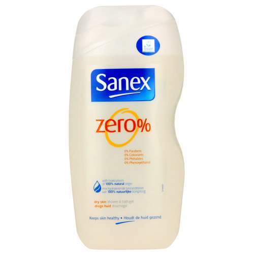 Sanex Toiletries Sanex Dermo Zero Dry Shower Gel, 500ml 8714789842813 172511