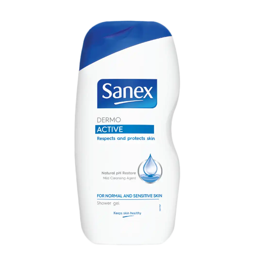 Sanex Dermo Active Shower Gel, 750ml