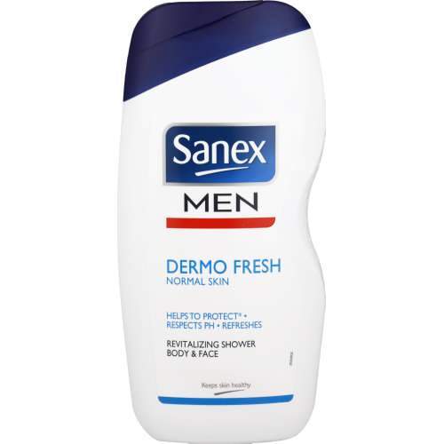 Sanex Toiletries Sanex Men 3 in 1 Shower + Bath Gel Dermo Fresh, 500ml 8714789895116 173169