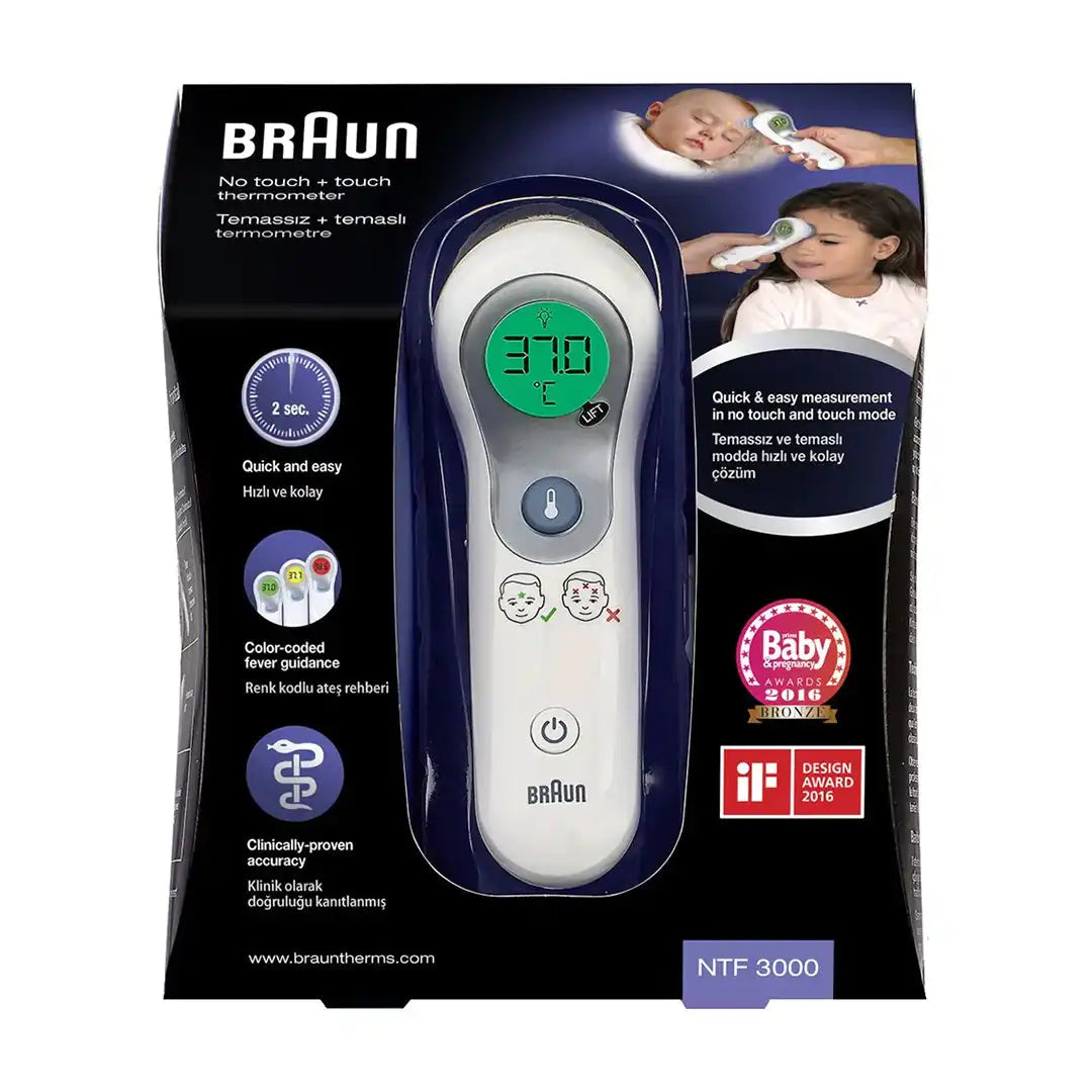 Braun No Touch Forehead Thermometer NTF 3000