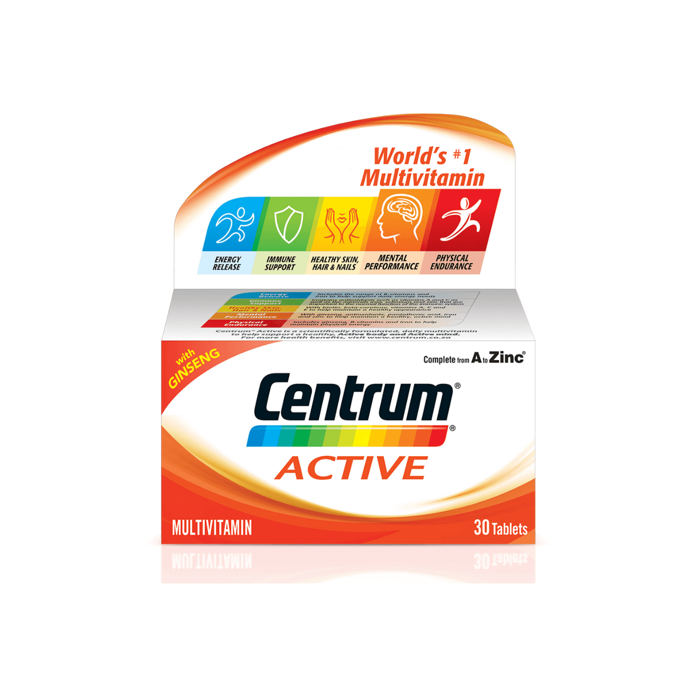 Centrum Active Multivitamin Tablets, 30's